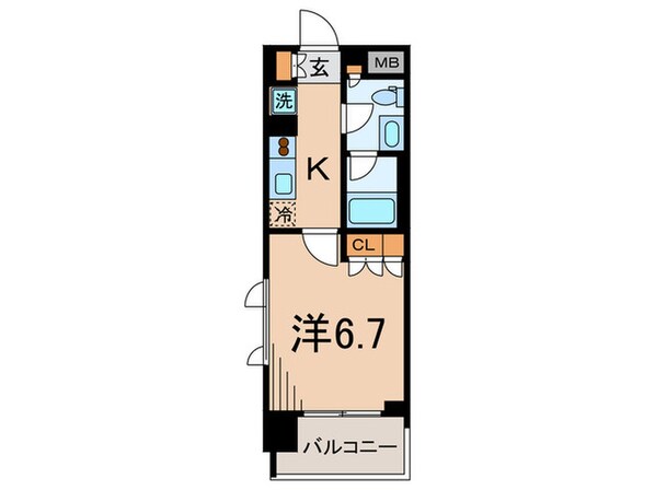 アパ－トメンツ千駄木の物件間取画像